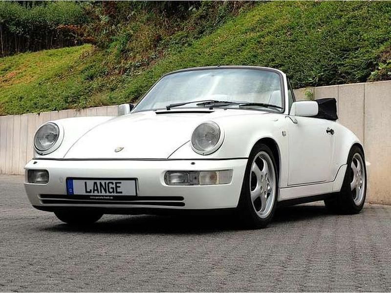 Weiß Gebraucht 1991 Porsche 911 Carrera Cabriolet Cabrio | 65.980 € - Bild 1/4