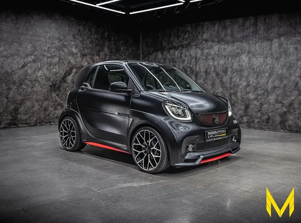 Gebraucht Smart ForTwo Coupé Brabus 121 PS (88 kW) 2019 Brabus black velvet matt Coupé