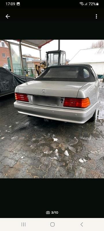 Second-hand Mercedes SL300 1992 Argintiu Cabrio