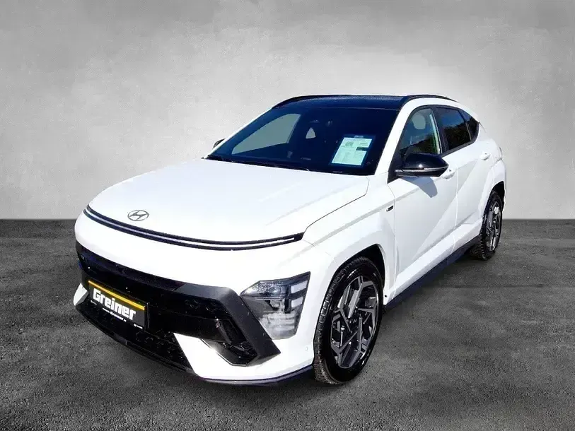 Gebraucht Hyundai Kona N Line 199 PS (146 kW) 2024 Serenity white (metallic) SUV