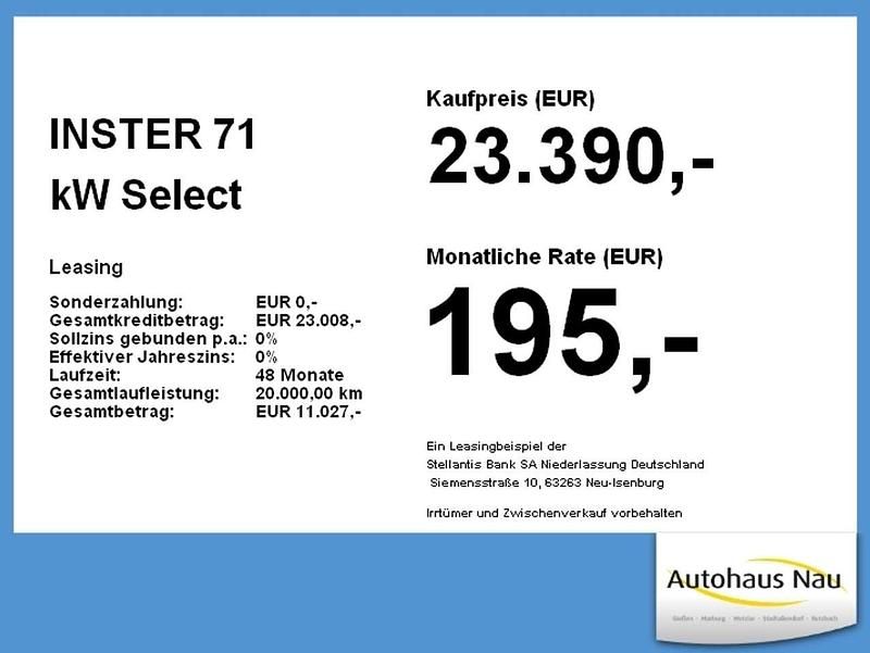 Neu Hyundai Inster Select 71 kW (97 PS) 2025 Unbleached ivory Kleinwagen