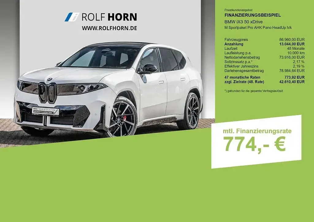 Gebraucht BMW iX3 M Sport 344 kW (469 PS) 2025 Weiß SUV