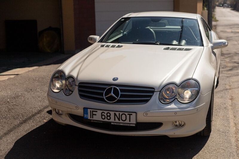Weiß Gebraucht 2005 Mercedes SL350 Edition Cabrio | 26.000 € (Fairer Preis) - Bild 1/4