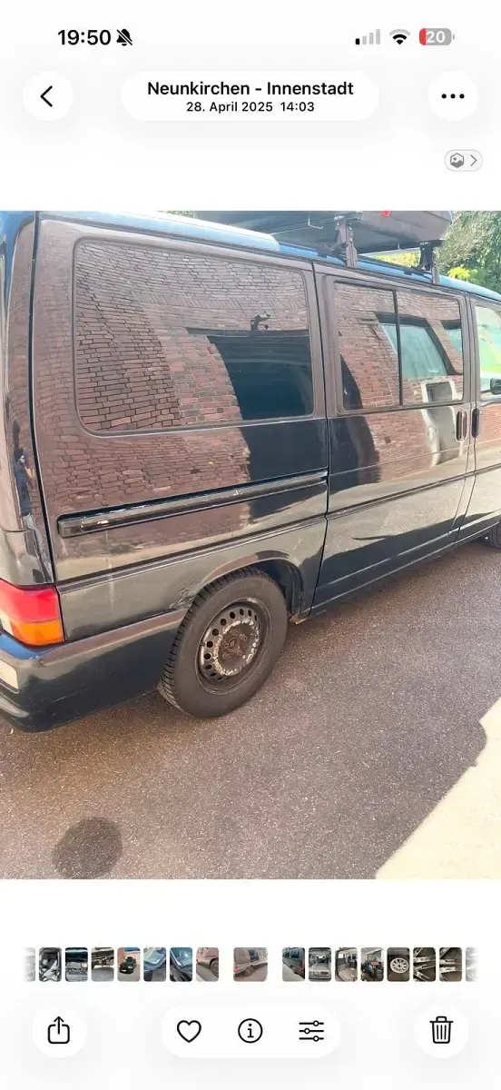 Gebraucht VW Multivan 140 PS (102 kW) 1997 Schwarz Van / Kleinbus
