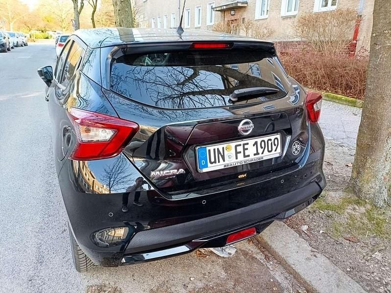 Gebraucht Nissan Micra Tekna 90 PS (66 kW) 2019 Schwarz Kleinwagen