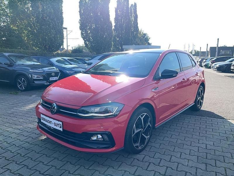 Flashrot Gebraucht 2021 VW Polo R-line Limousine | 18.990 € (Fairer Preis) - Bild 1/4