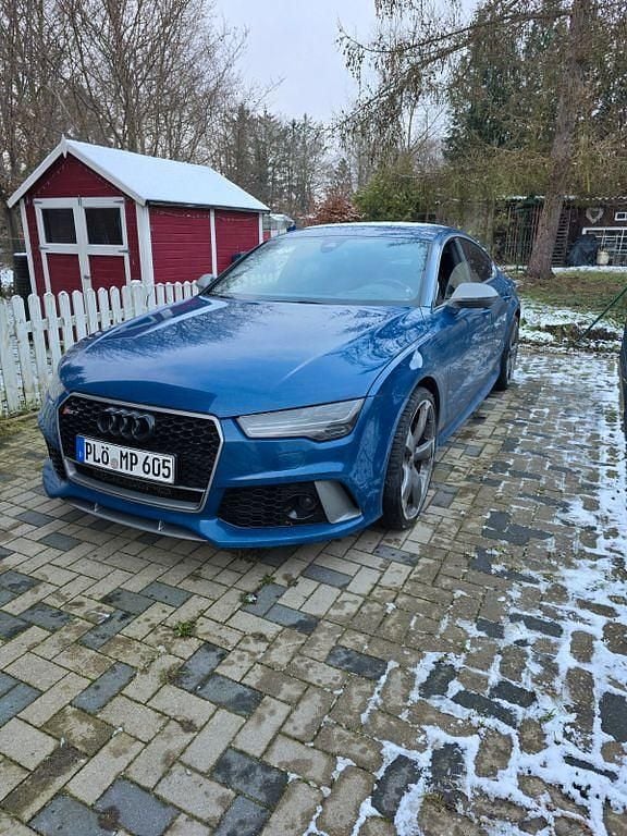 Gebraucht Audi RS7 Ambiente 605 PS (444 kW) 2017 Blau Kleinwagen