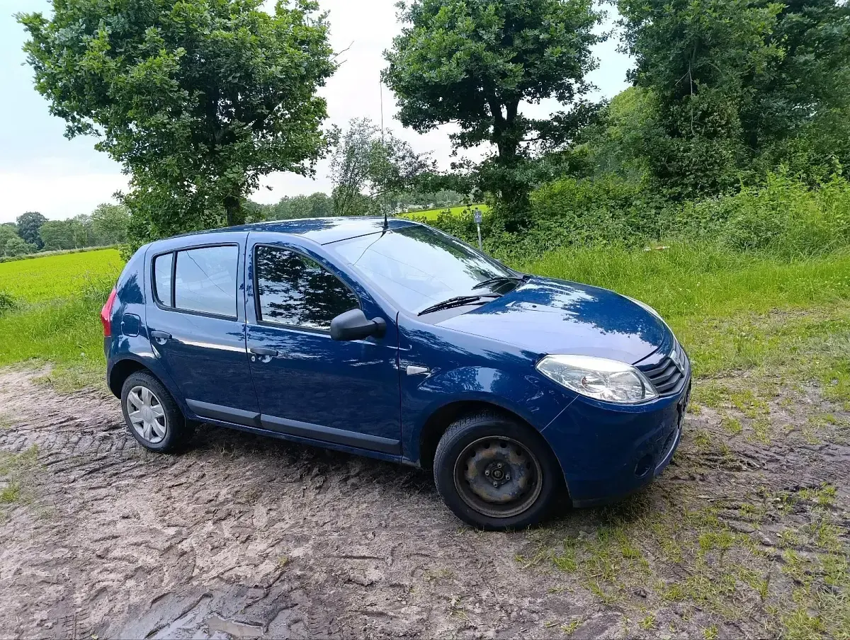 Gebraucht Dacia Sandero 75 PS (55 kW) 2010 Blau Kleinwagen