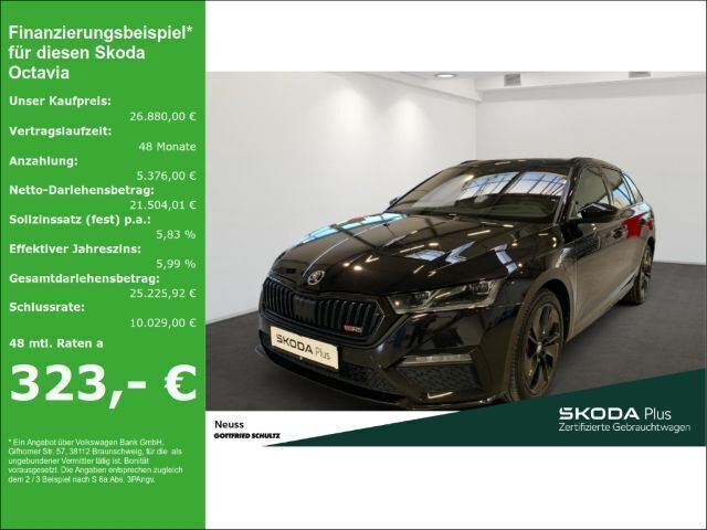 Schwarz Gebraucht 2021 Skoda Octavia RS Kombi | 26.880 € (Etwas zu teuer) - Bild 1/3