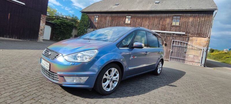 Blau Gebraucht 2013 Ford Galaxy Titanium Van / Kleinbus | 10.900 € (Teuer) - Bild 1/4