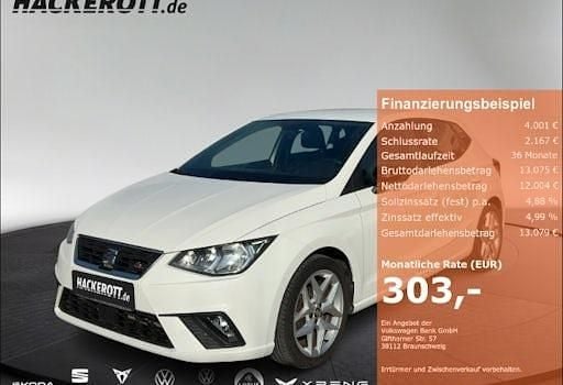 Gebraucht Seat Ibiza FR 95 PS (69 kW) 2019 Weiss Kleinwagen