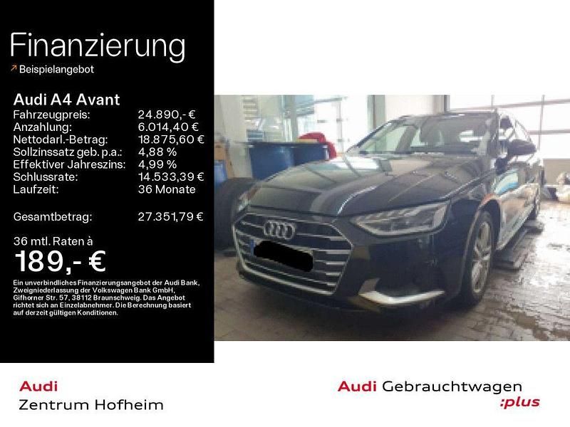 Second-hand Audi A4 Advanced 204 CP (150 kW) 2023 Negru Break