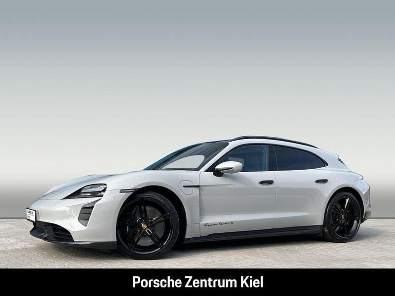 Weiß Gebraucht 2023 Porsche Taycan Turbo S Sport Turismo Limousine | 112.980 € (Teuer) - Bild 1/4