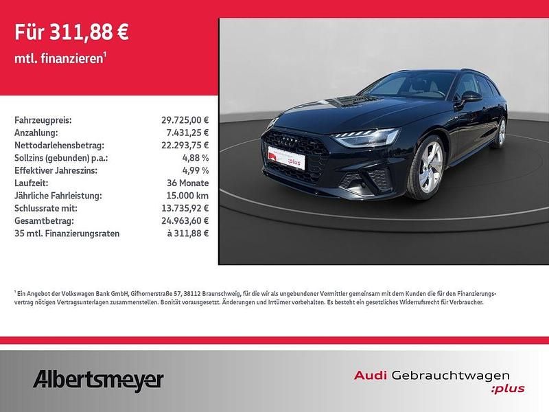 Mythosschwarz metallic Gebraucht 2021 Audi A4 Ambiente Kombi | 29.725 € (Etwas zu teuer) - Bild 1/4