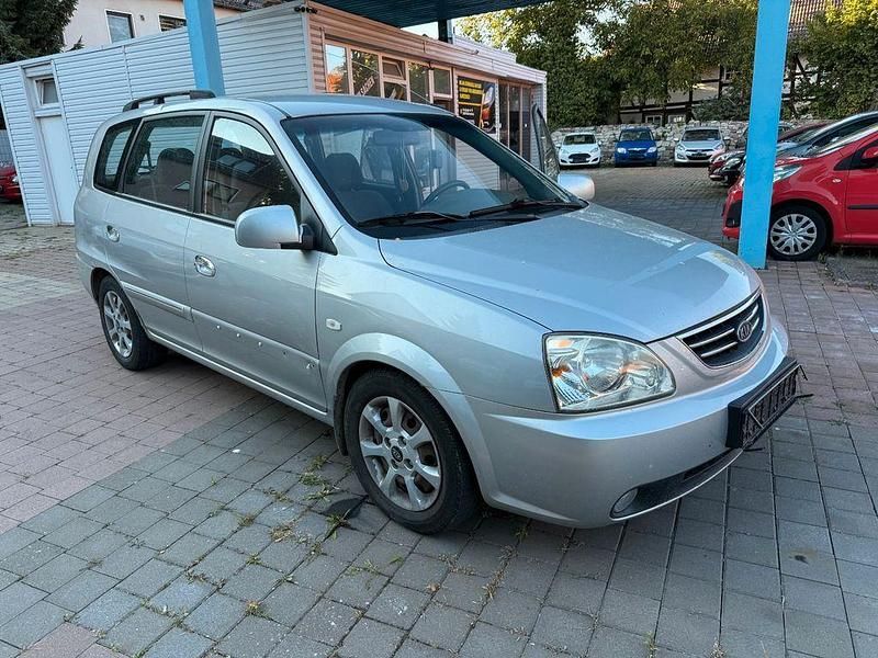 Gebraucht Kia Carens EX 113 PS (83 kW) 2006 Silber Van / Kleinbus