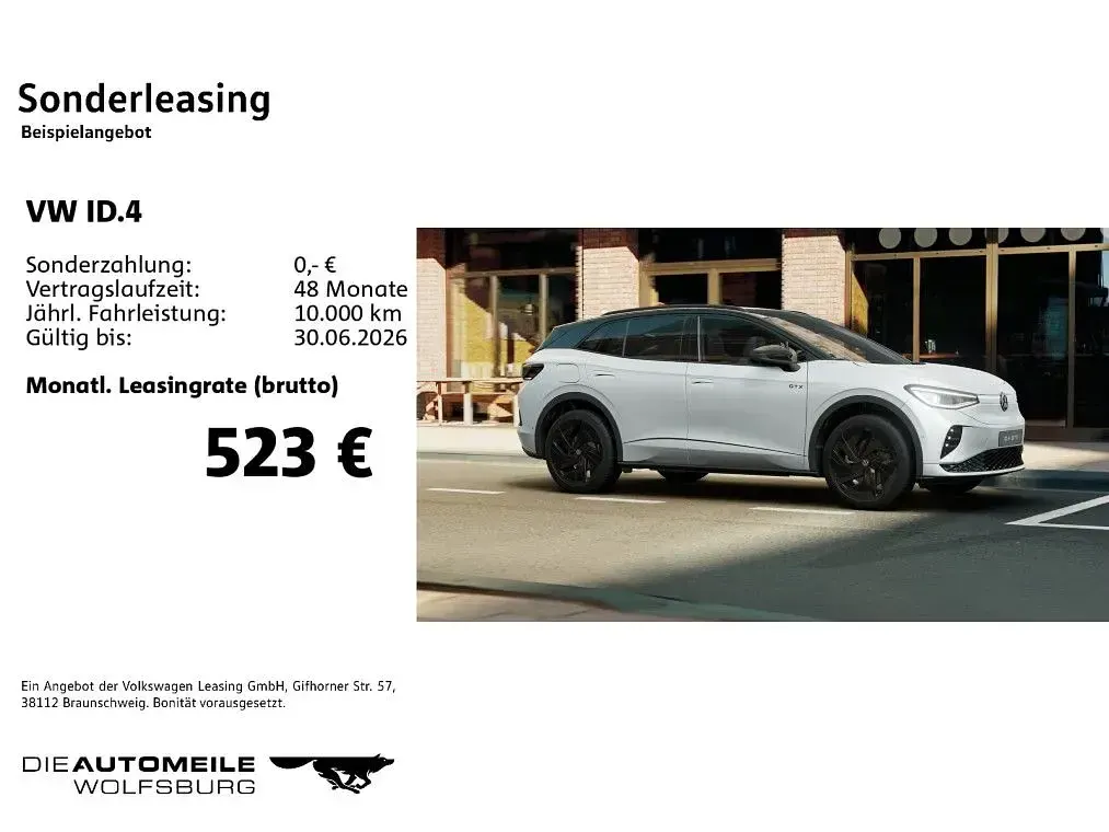 Gebraucht VW ID.4 GTX 250 kW (340 PS) 2025 Gletscherweiß metallic SUV