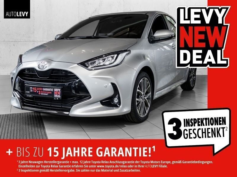Silber Neu 2024 Toyota Yaris Hybrid Style Kleinwagen | 26.646 € (Fairer Preis) - Bild 1/4