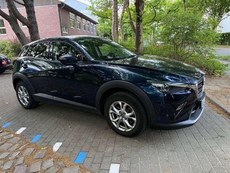 Blau Gebraucht 2019 Mazda CX-3 Sports-Line SUV | 15.490 € (Superpreis) - Bild 1/4