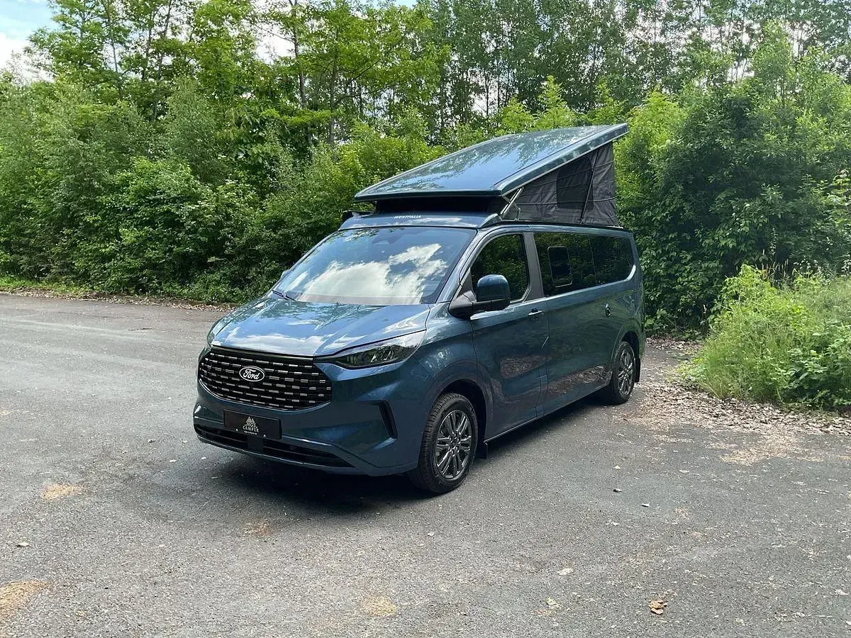 Neu Ford Tourneo Custom Nugget 170 PS (125 kW) 2026 Chrome blue metallic Van