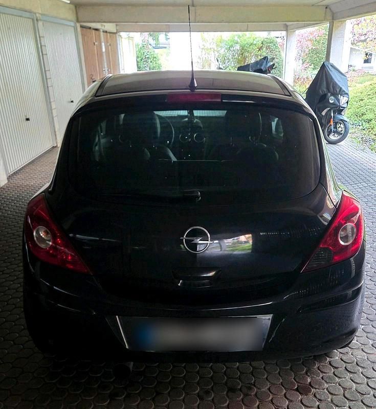 Gebraucht Opel Corsa 2010 Schwarz Kleinwagen