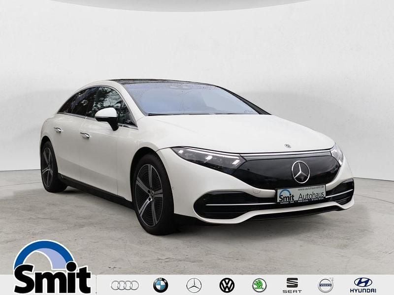 Diamantweiss metallic... Gebraucht 2024 Mercedes EQS580 Premium Plus Limousine | 83.990 € (Guter Preis) - Bild 1/4
