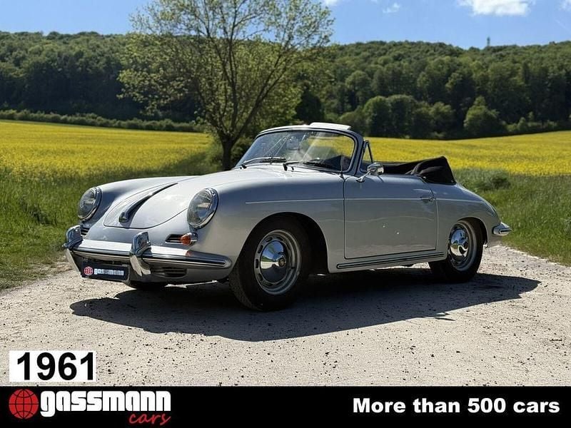Silber Gebraucht 1961 Porsche 356 Cabrio | 139.000 € - Bild 1/4