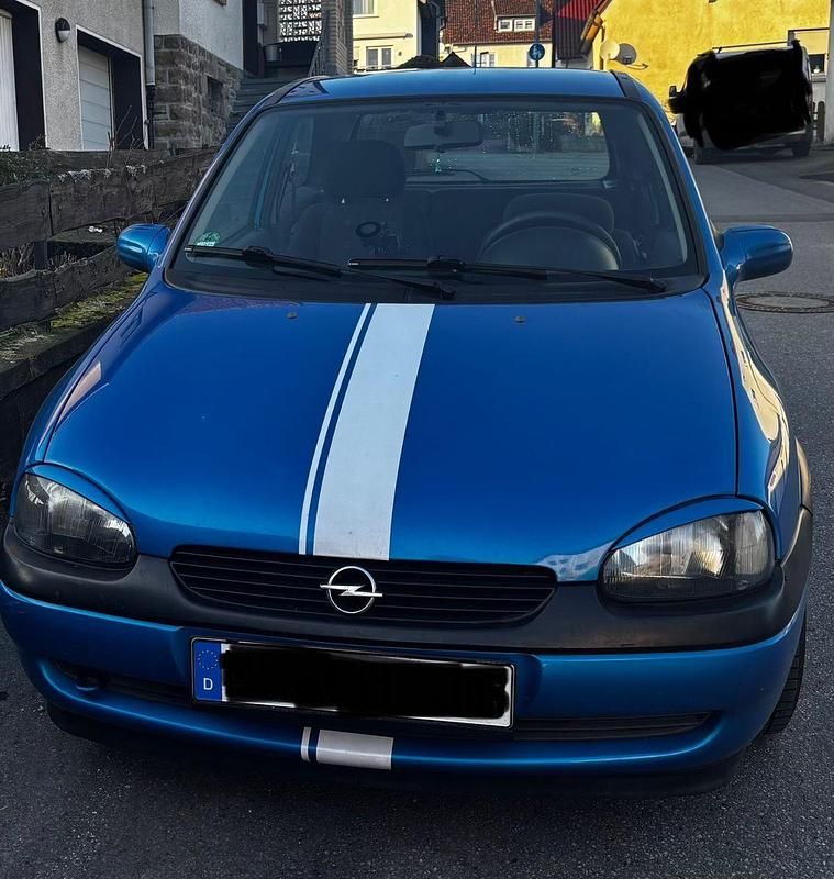 Blau Gebraucht 1999 Opel Corsa Eco Kleinwagen | 1.550 € (Teuer) - Bild 1/4