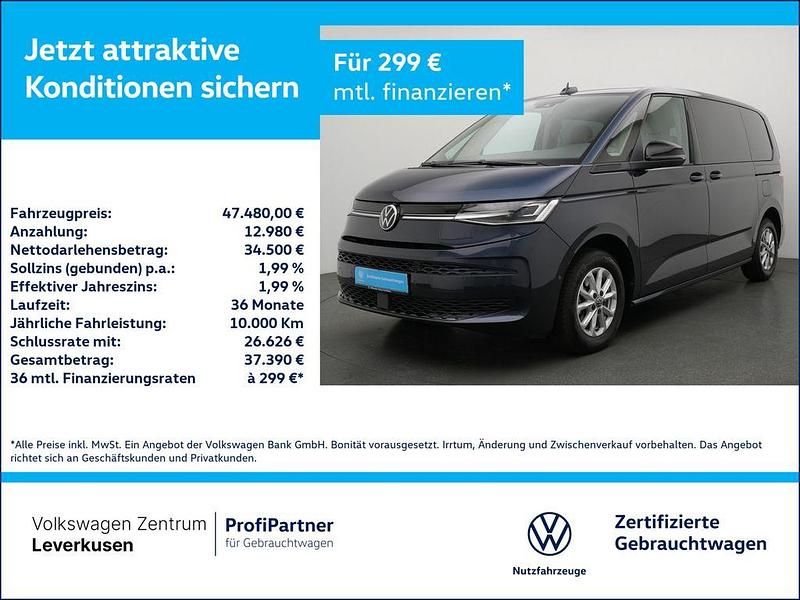 Schwarz Gebraucht 2024 VW Multivan Life Van | 47.480 € (Superpreis) - Bild 1/4