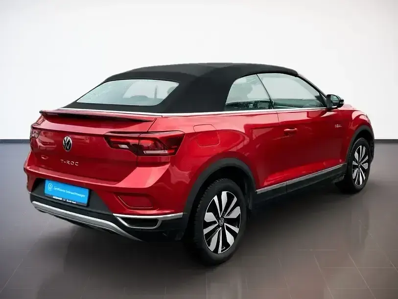 Gebraucht VW T-Roc Cabriolet Goal 116 PS (85 kW) 2024 Kings red metallic Cabrio