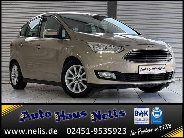 Grau Gebraucht 2017 Ford C-MAX Titanium Van / Kleinbus | 13.880 € (Fairer Preis) - Bild 1/4