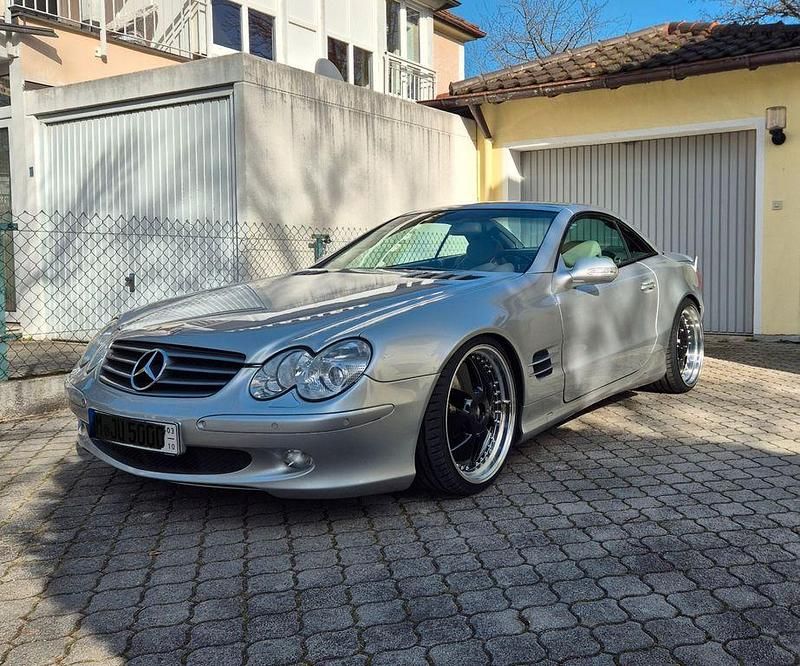 Gebraucht Mercedes SL500 306 PS (225 kW) 2002 Silber Cabrio