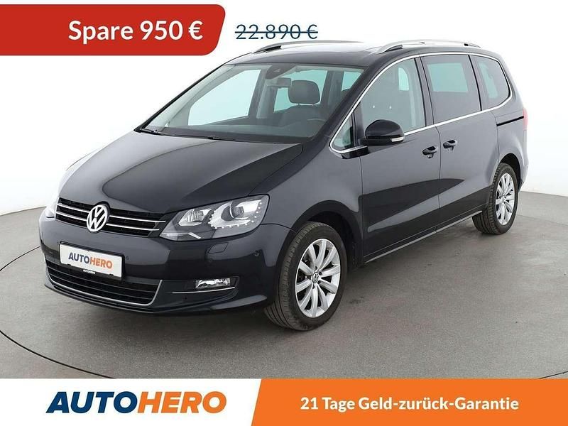 Schwarz Gebraucht 2015 VW Sharan Highline Van / Kleinbus | 21.940 € (Fairer Preis) - Bild 1/3