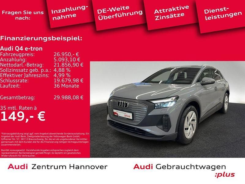 Kieselgrau Gebraucht 2023 Audi Q4 e-tron Advanced SUV | 26.950 € (Superpreis) - Bild 1/4