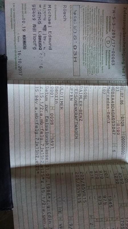 Gebraucht Mercedes 560 231 PS (169 kW) 1986 Schwarz Cabrio