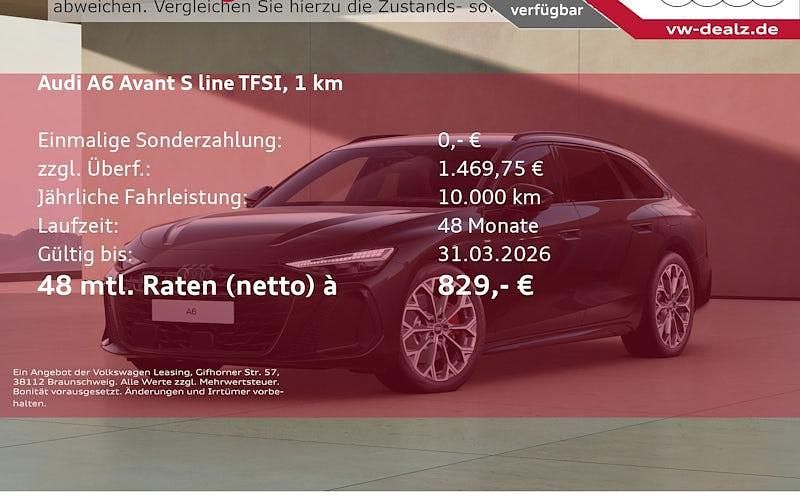 Neu Audi A6 Advanced 367 PS (269 kW) 2026 Schwarz Kombi