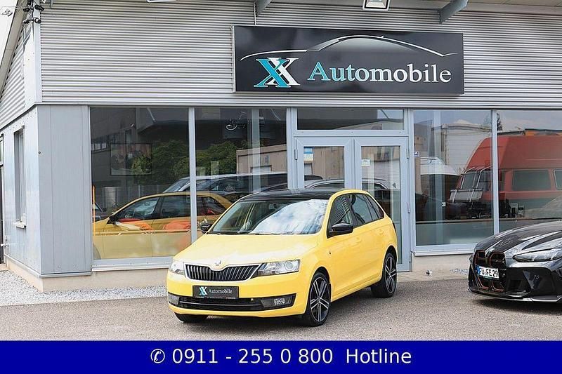 Gelb Gebraucht 2014 Skoda Rapid Style Limousine | 5.499 € (Guter Preis) - Bild 1/4