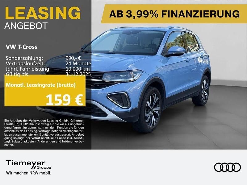 Blau Gebraucht 2024 VW T-Cross Style SUV | 21.490 € (Fairer Preis) - Bild 1/4