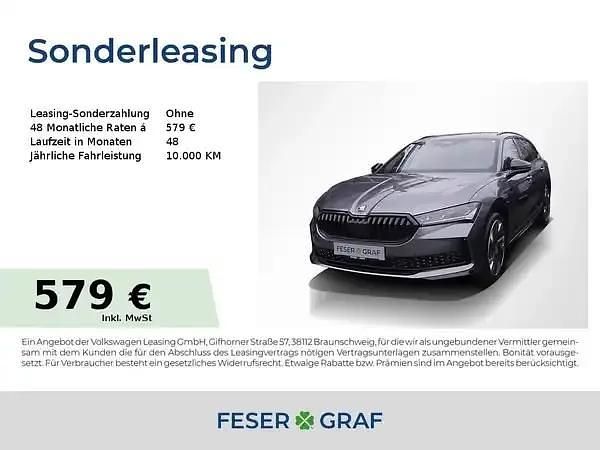 Neu Skoda Superb 193 PS (141 kW) 2026 Graphitegrau Kombi