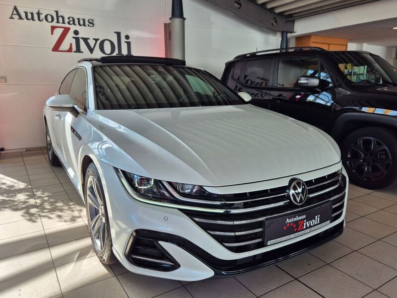 Weiß Gebraucht 2022 VW Arteon R-line Limousine | 30.940 € (Teuer) - Bild 1/4