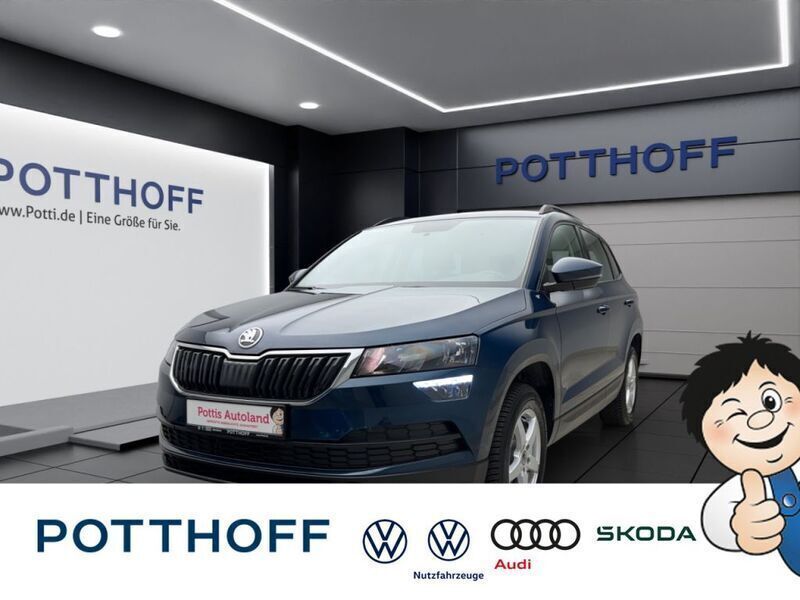 Blau Gebraucht 2019 Skoda Karoq Active SUV | 18.177 € (Guter Preis) - Bild 1/4