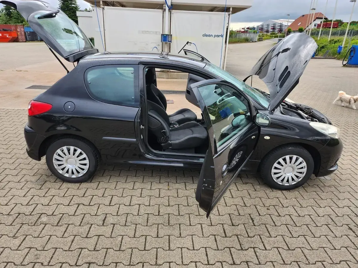 Gebraucht Peugeot 206 2005 Schwarz Kleinwagen