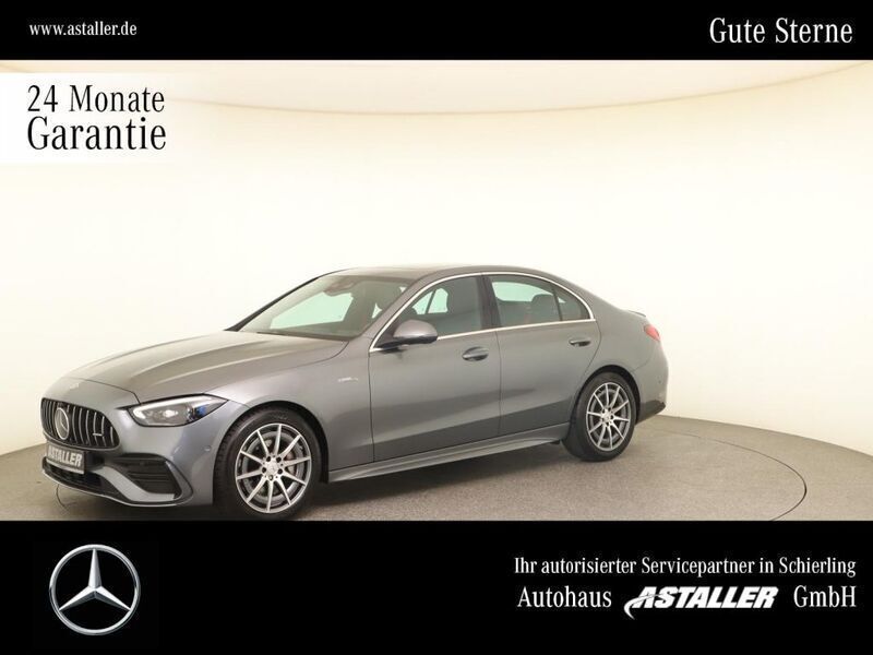 Metalliclack selenitgrau Gebraucht 2023 Mercedes C43 AMG AMG Limousine | 47.899 € (Superpreis) - Bild 1/2