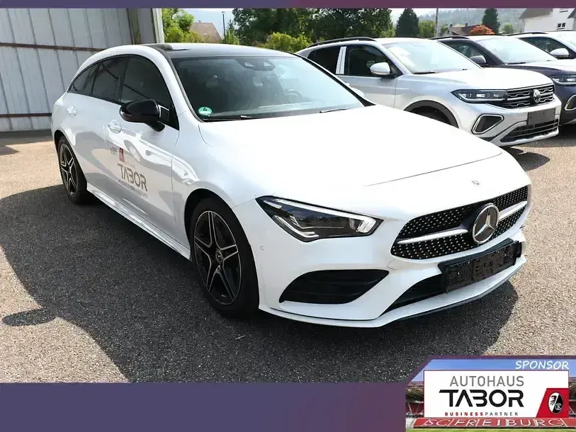 Gebraucht Mercedes CLA200 AMG line 150 PS (110 kW) 2023 Weiß Kombi