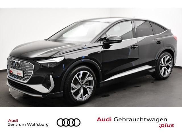 Mythosschwarz metallic Gebraucht 2022 Audi Q4 Sportback e-tron Ambiente SUV | 31.790 € (Superpreis) - Bild 1/4