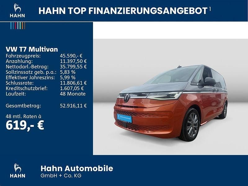 Gebraucht VW Multivan Energetic 150 PS (110 kW) 2022 Monosilber metallic / energeti Van