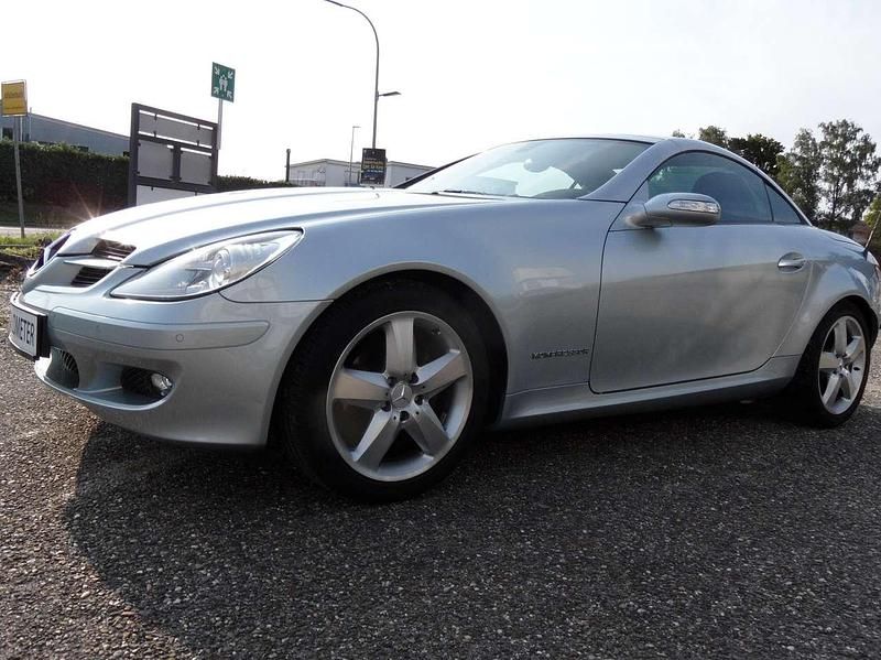 Tellursilber metalliclack Gebraucht 2004 Mercedes SLK200 Cabrio | 11.900 € (Etwas zu teuer) - Bild 1/4
