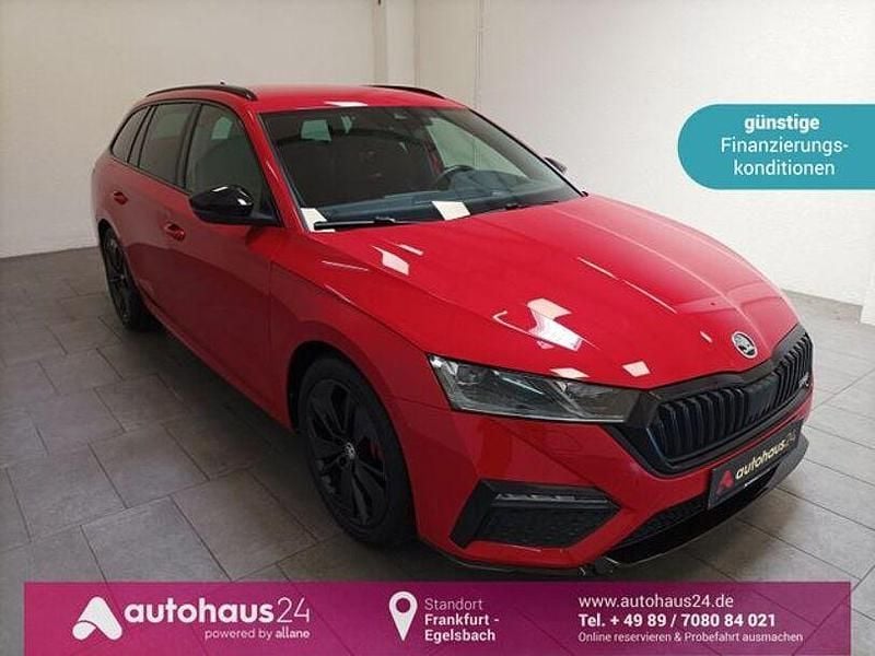 Rot Gebraucht 2021 Skoda Octavia RS Kombi | 27.970 € (Superpreis) - Bild 1/4