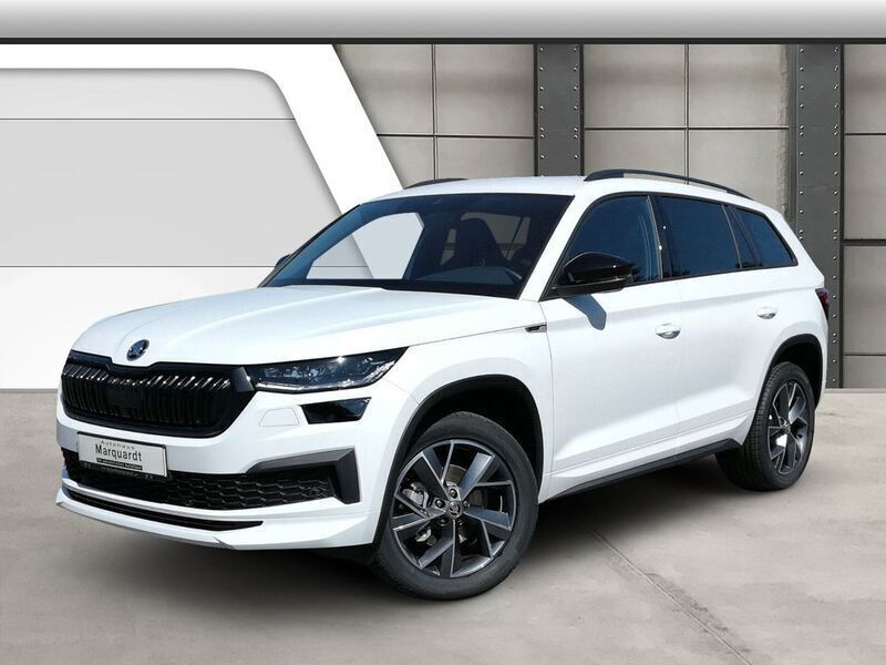 Moon white Neu 2024 Skoda Kodiaq SportLine SUV | 53.990 € (Etwas zu teuer) - Bild 1/4