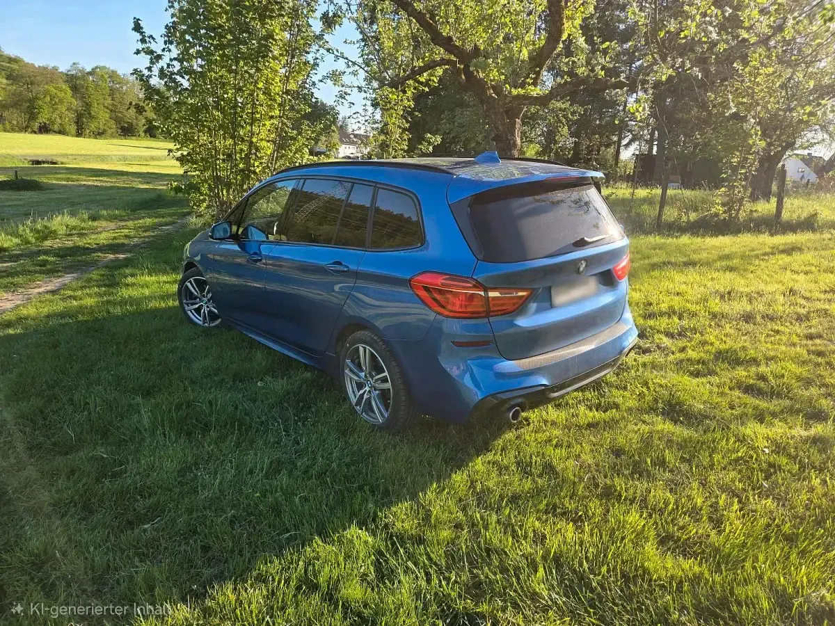 Gebraucht BMW 218 Gran Tourer M Sport 140 PS (102 kW) 2019 Blau Van / Kleinbus