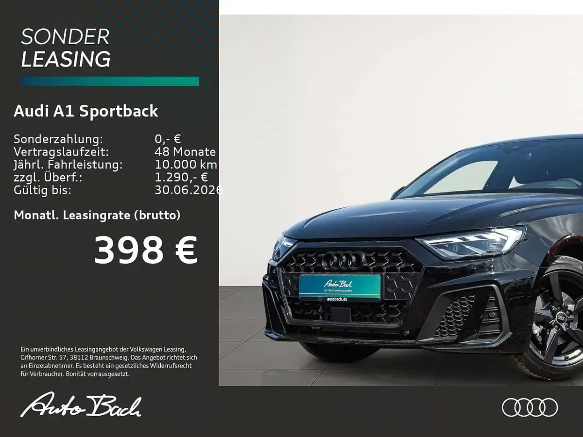 Neu Audi A1 S-Line 116 PS (85 kW) 2026 Mythosschwarz metallic SUV